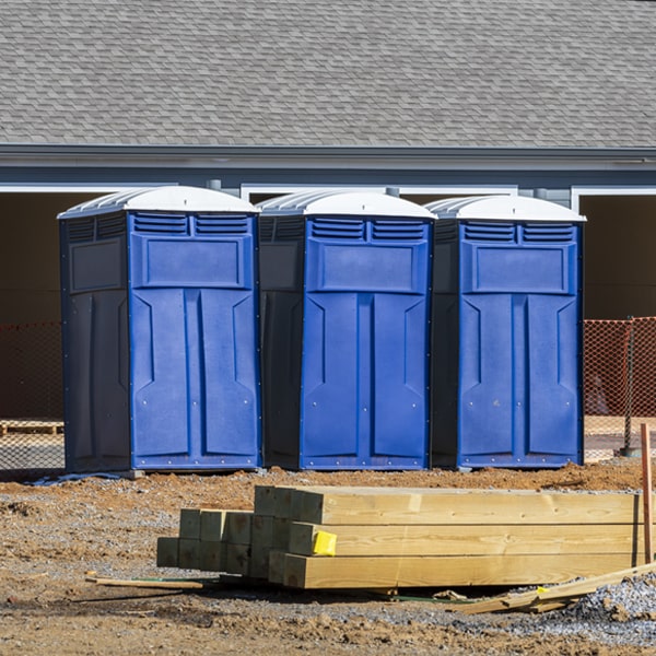 is there a specific order in which to place multiple porta potties in West Cornwall Pennsylvania